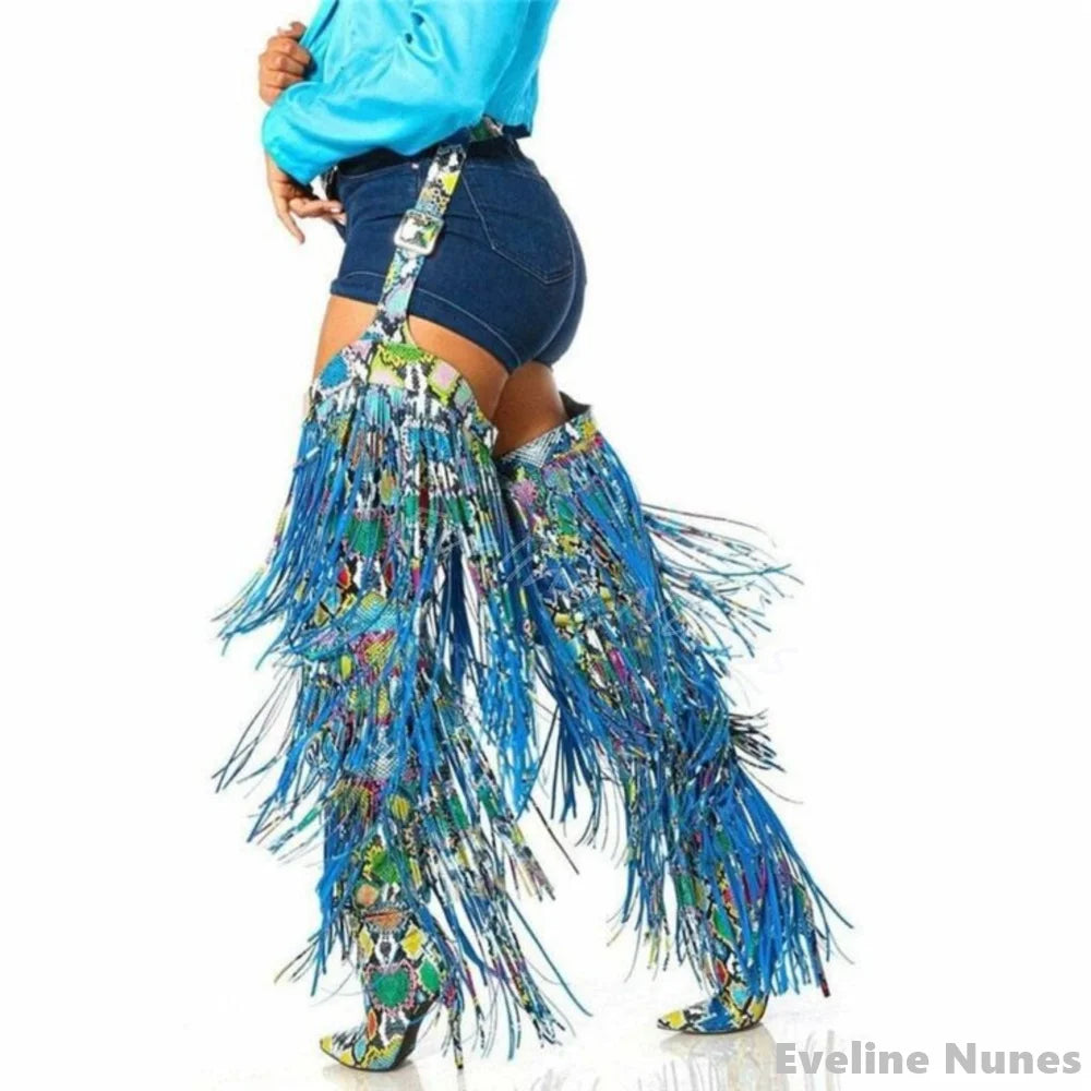 Tassel Stage Over the Knee Boots