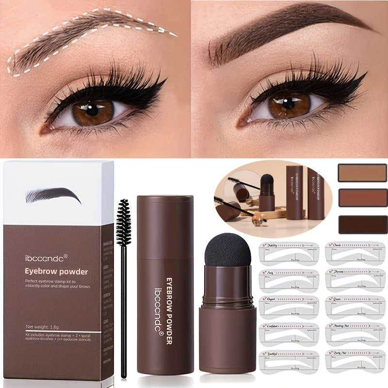 Effortless Beauty Brow Kit - Waterproof, Smudge-Proof Eyebrow Stamp