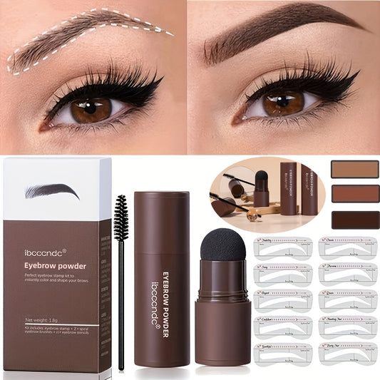 Effortless Beauty Brow Kit - Waterproof, Smudge-Proof Eyebrow Stamp