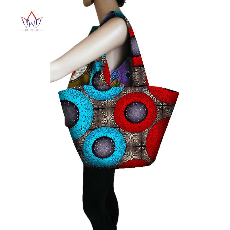 High Quality Real WAX Fabric African Bags SP046