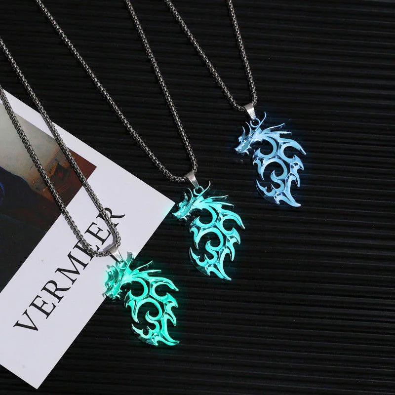 Luminous Demon Eye Pendant Necklace