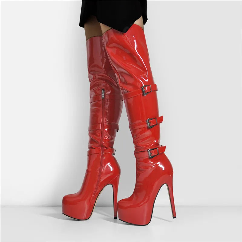 Onlymaker Platform Stiletto Boots