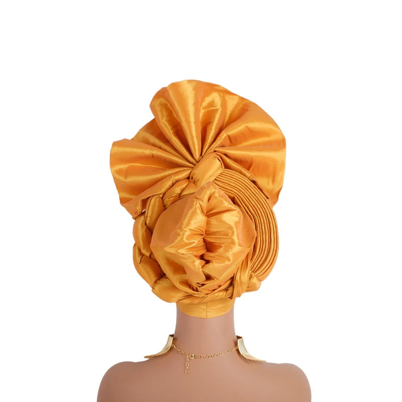 African Gele Head Tie - Nigeria Fan Gele