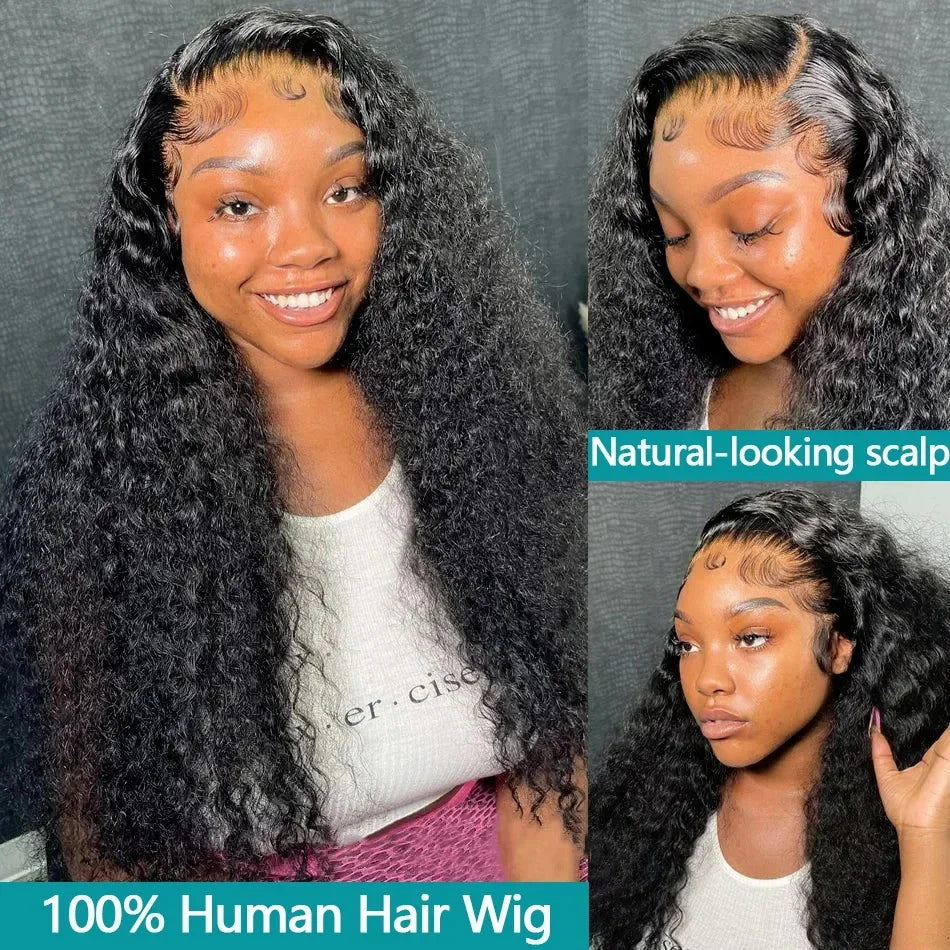 Deep Wave Hd Lace Frontal Human Hair Wigs - United States