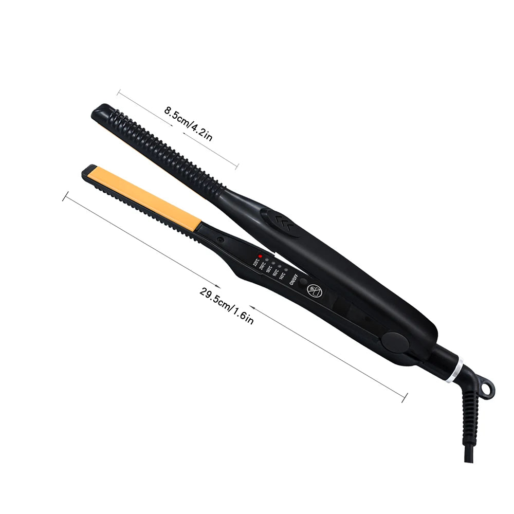2 In 1 Hair Straightener & Curler Small Flat Iron