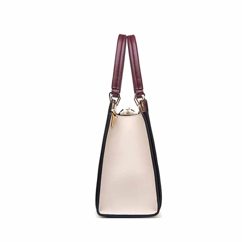 Leather Embroidery Handbag