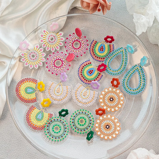 Summer Popular Boho Style Drop Earrings