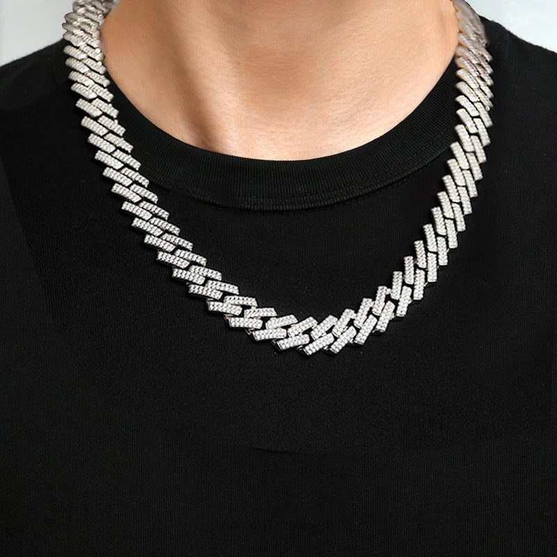 Full Moissanite Hip Hop Necklaces and Bracelets