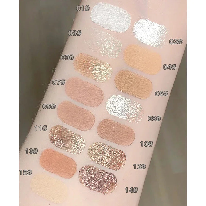 15color Glitter Highlighter Pen