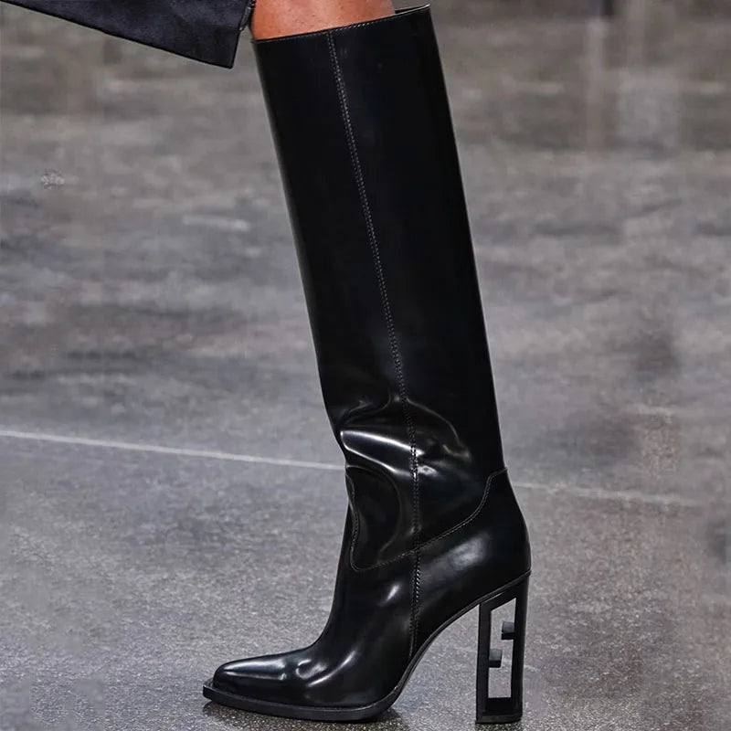 Arden Furtado Cowhide Knee-High Boots