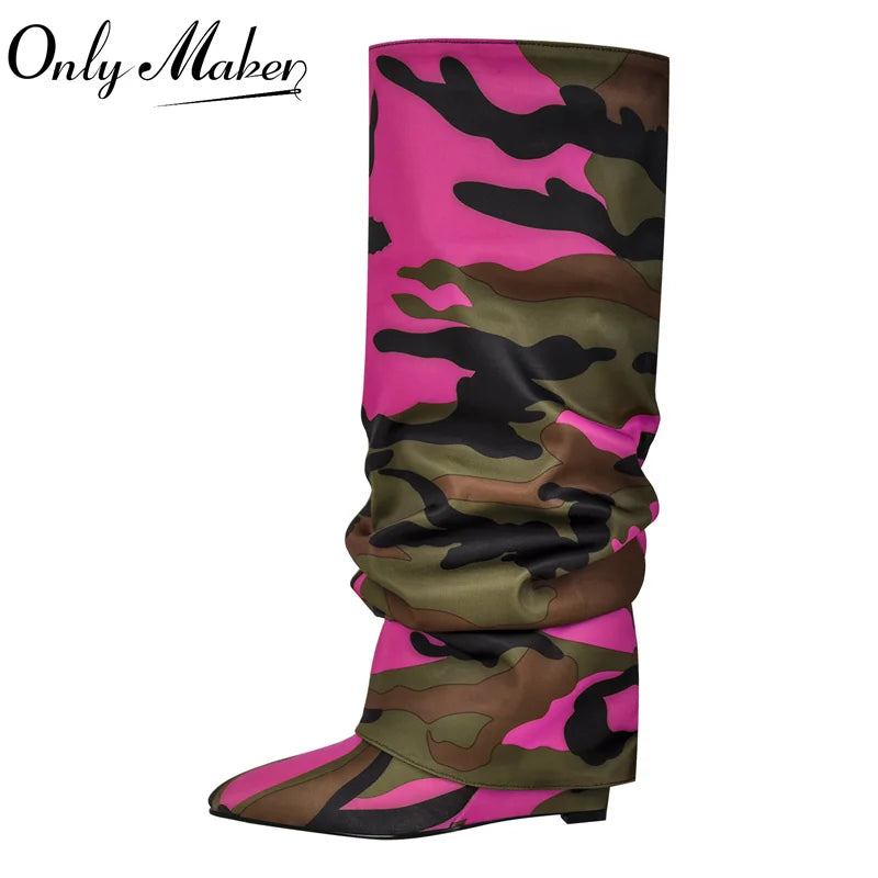 Onlymaker Camouflage Winter Boots