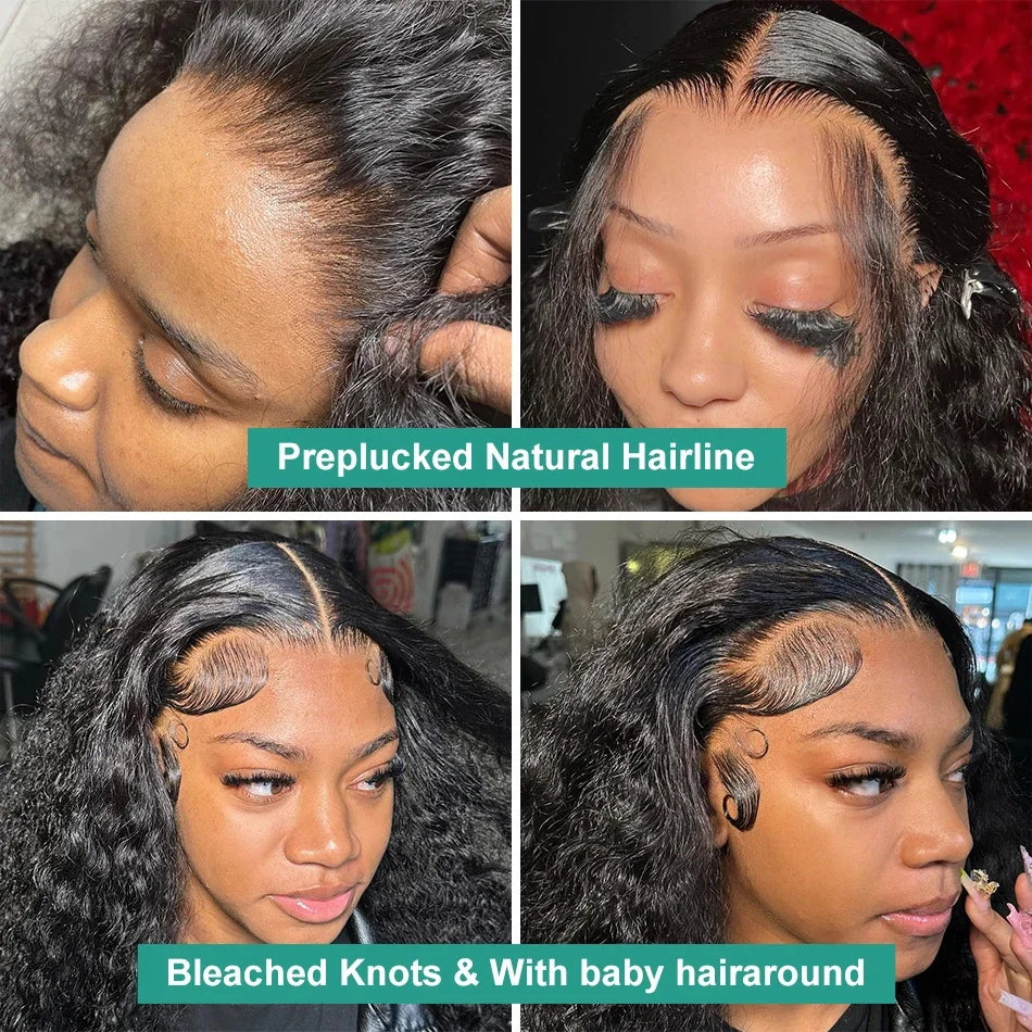 Deep Wave Hd Lace Frontal Human Hair Wigs - United States