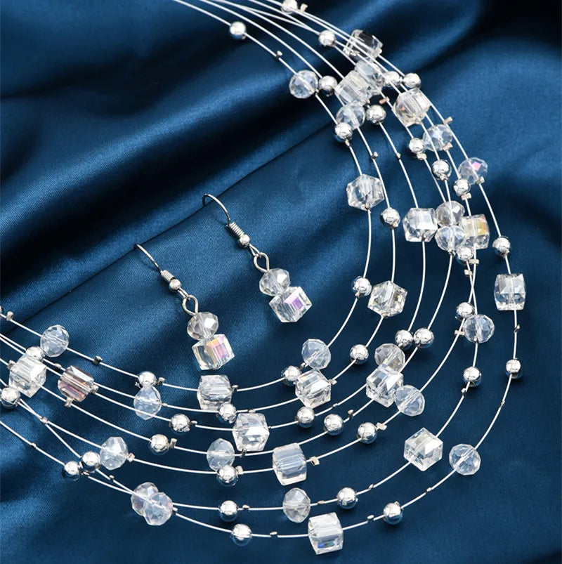 Bohemia Necklace Earrings Set