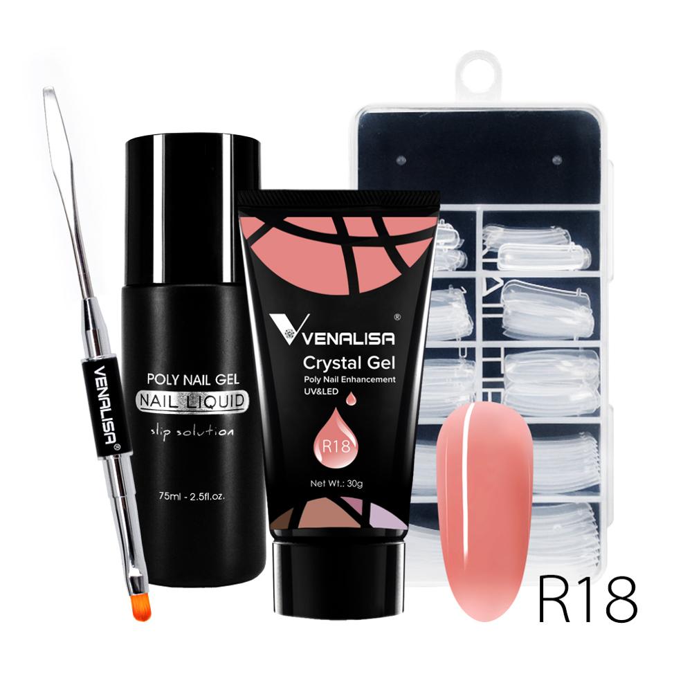Venalisa Poly Nail Gel Kit Nail Art