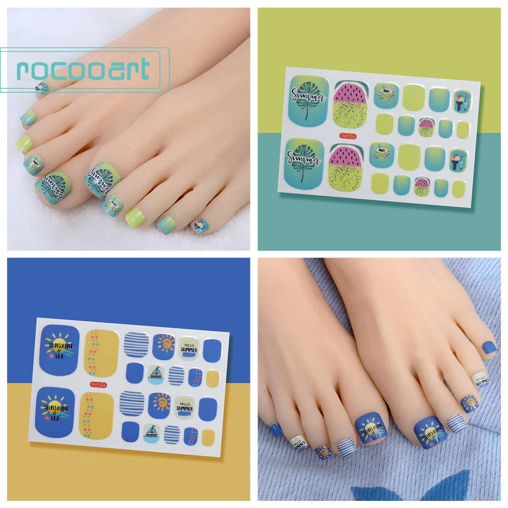 22tips Korea Toe Nail Sticker Wraps