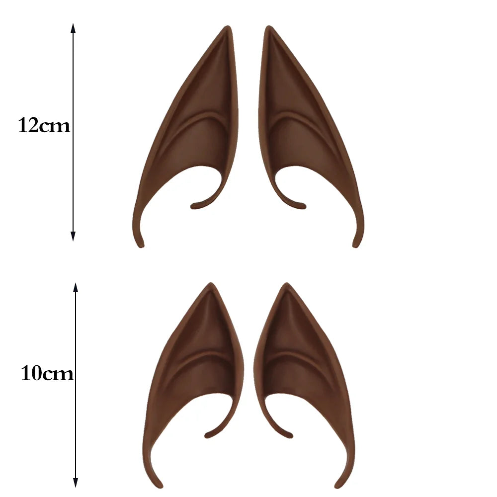 Long Brown Elf Ears