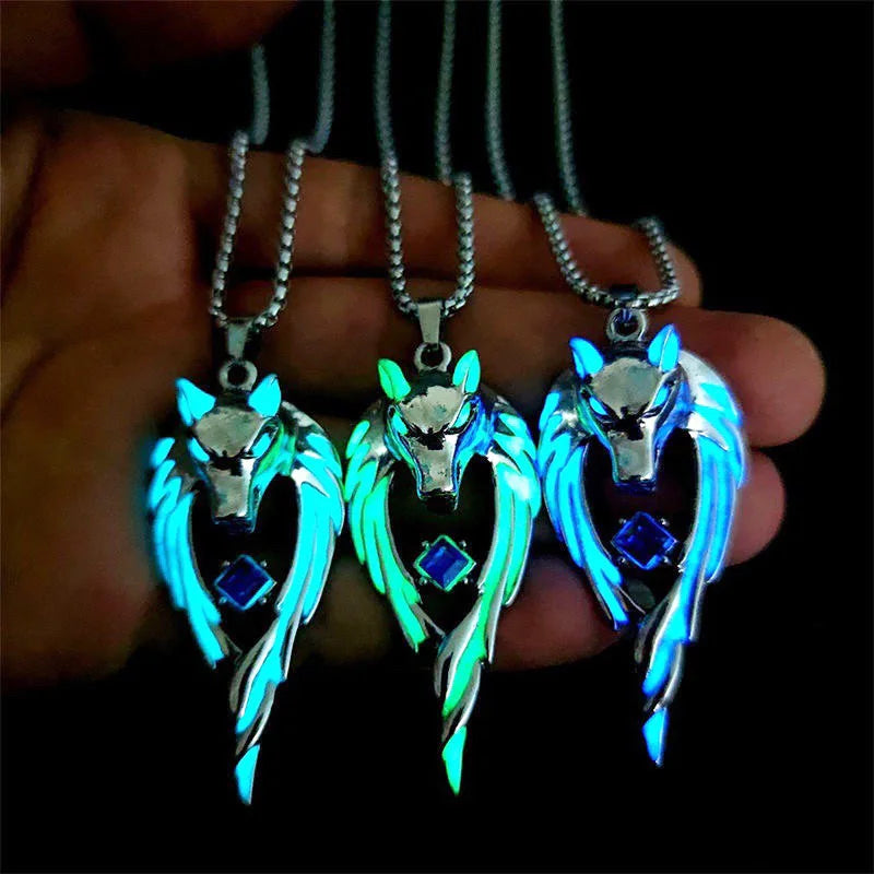 Luminous Demon Eye Pendant Necklace