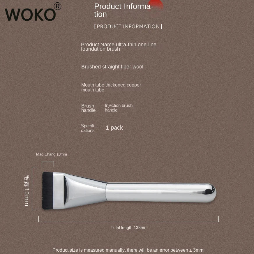 Ultra Thin Foundation Brush and Thin Face Contour Brush