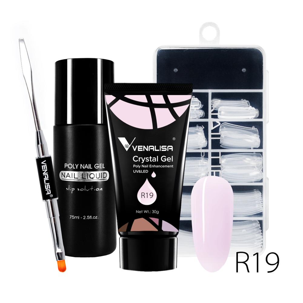 Venalisa Poly Nail Gel Kit Nail Art