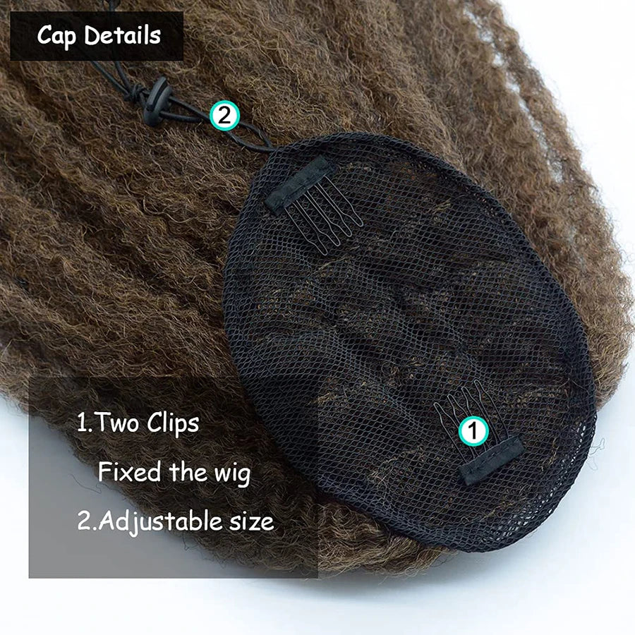 Hairpiece Hair Afro Puff Drawstring Curly Ponytail Hair Extension