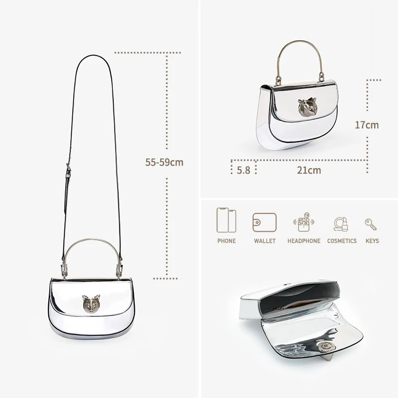 BAFELLI CAT EVENING PURSE