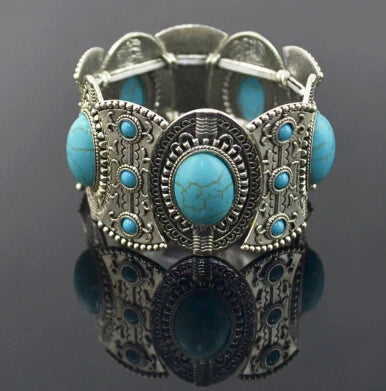 Vintage Tibetan Turquoise Bracelets