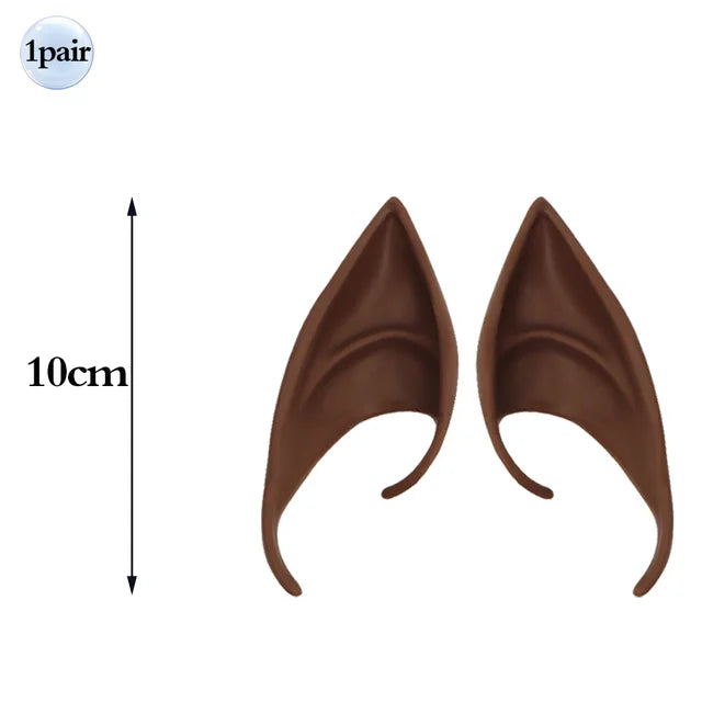 Long Brown Elf Ears