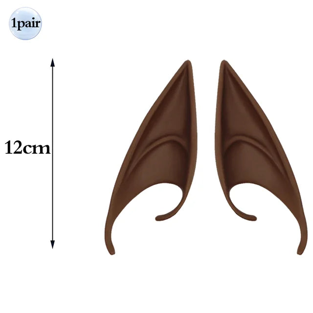 Long Brown Elf Ears