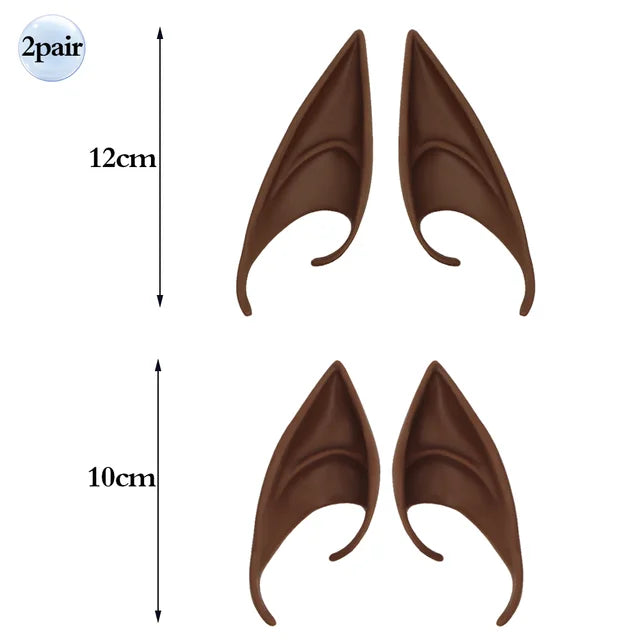 Long Brown Elf Ears