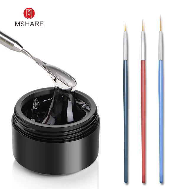 MSHARE 3D Top Coat UV LED Gel - 50ml