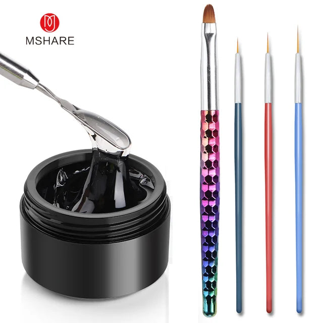MSHARE 3D Top Coat UV LED Gel - 50ml