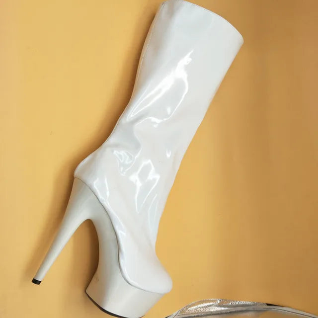 LAIJIANJINXIA Buckle Black Knee-High Boots