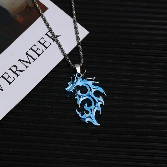 Luminous Demon Eye Pendant Necklace