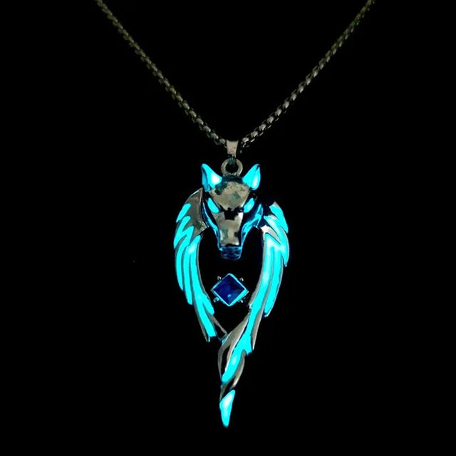 Luminous Demon Eye Pendant Necklace