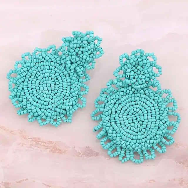 Statement Oorbellen Beaded Earrings