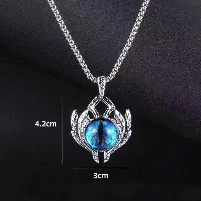 Luminous Demon Eye Pendant Necklace
