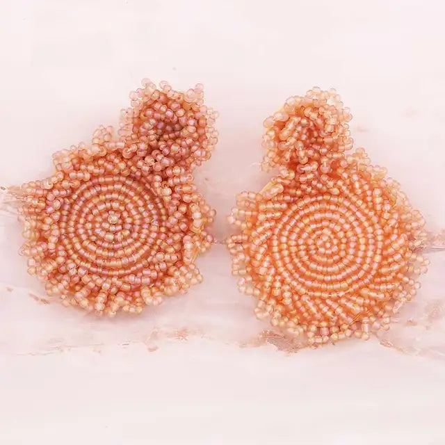 Statement Oorbellen Beaded Earrings