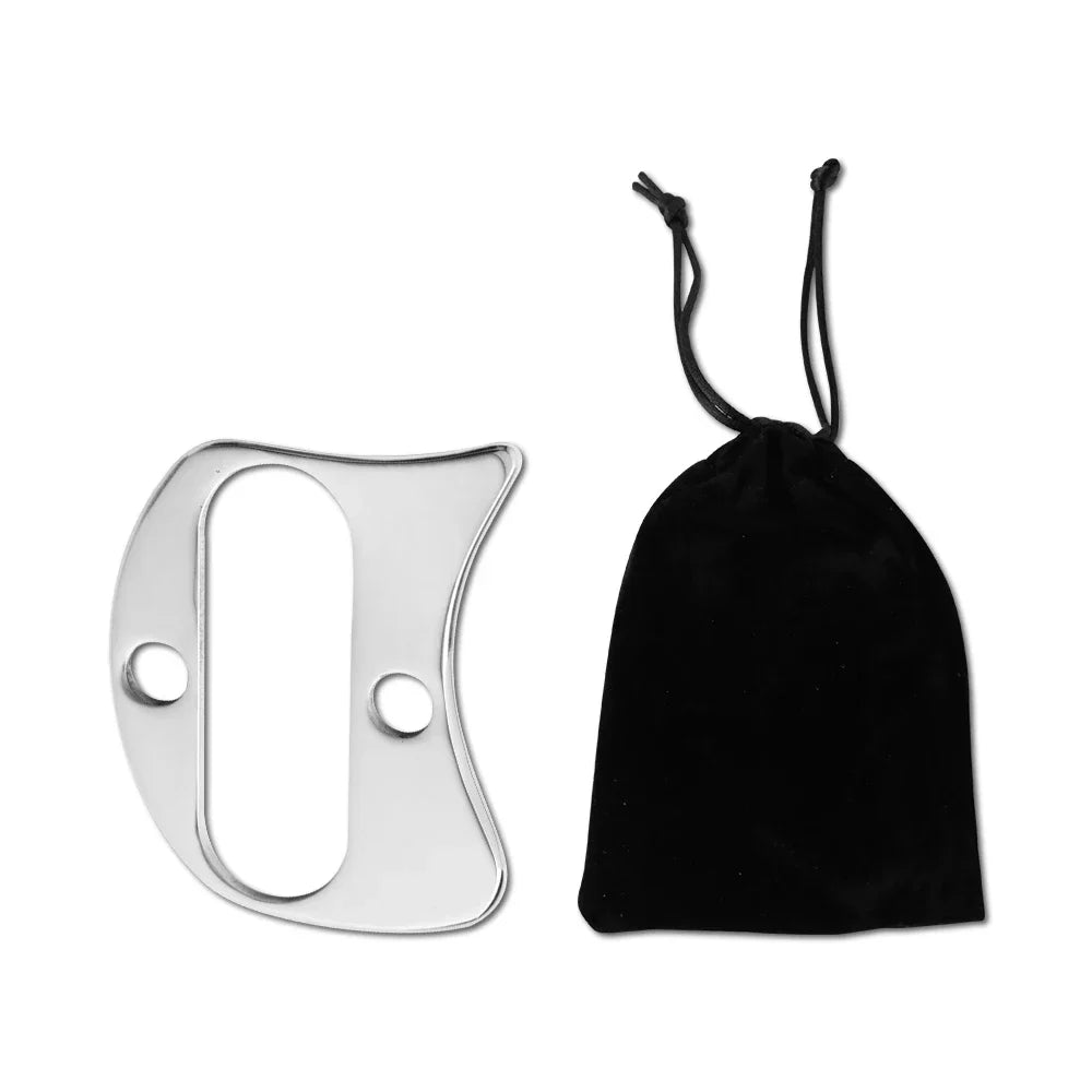 Gua Sha Board Guasha Massage for Face - Stainless Steel