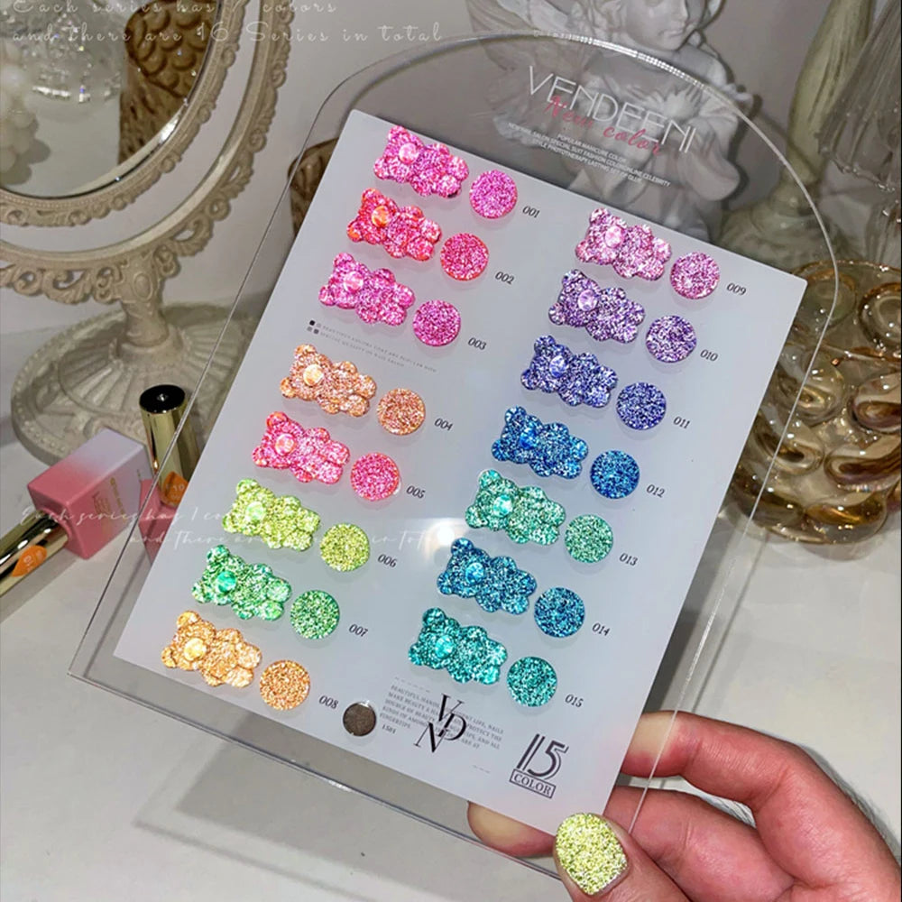 Vendeeni Reflective Glitter Gel Nail Polish