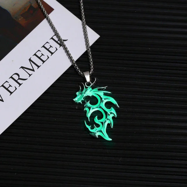 Luminous Demon Eye Pendant Necklace