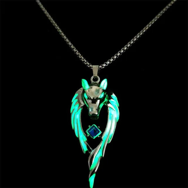 Luminous Demon Eye Pendant Necklace