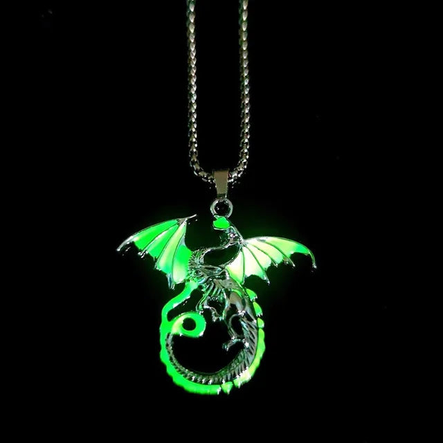 Luminous Demon Eye Pendant Necklace