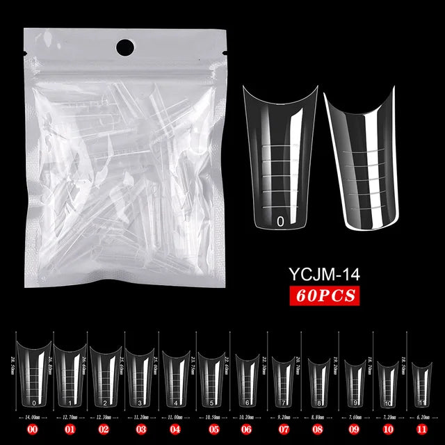 Fake Nails Poly Extension Gel Nail Form
