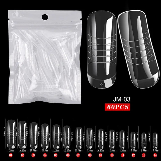 Fake Nails Poly Extension Gel Nail Form