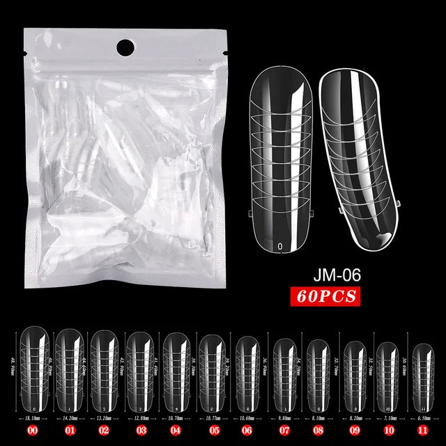 Fake Nails Poly Extension Gel Nail Form