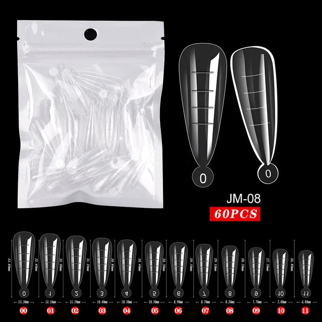 Fake Nails Poly Extension Gel Nail Form