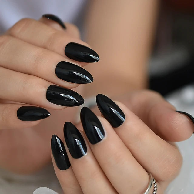 Stiletto Glossy or Matte Color Fake Nails