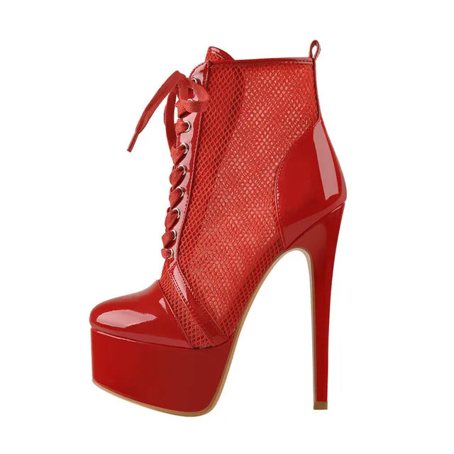 Onlymaker Women Platform Ankle Boots