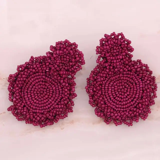 Statement Oorbellen Beaded Earrings