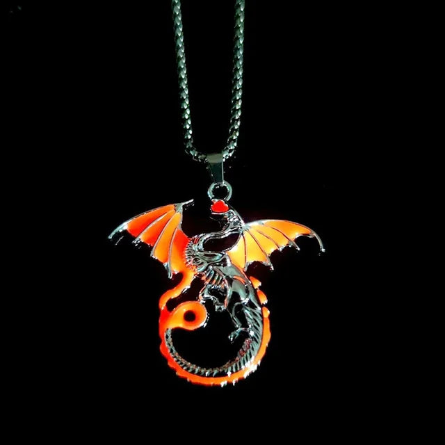 Luminous Demon Eye Pendant Necklace